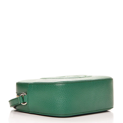 Gucci Pebbled Calfskin Small Soho Disco Bag Emerald Green 4 of 7