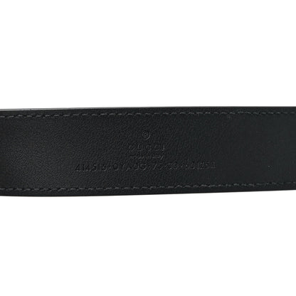 Gucci Plutone Calfskin Double G 30mm Belt 75 30 Black 3 of 4