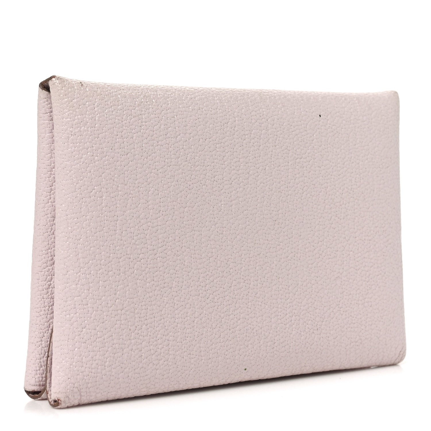 Hermes Chevre Mysore Calvi Duo Card Case Mauve Pale 3 of 8