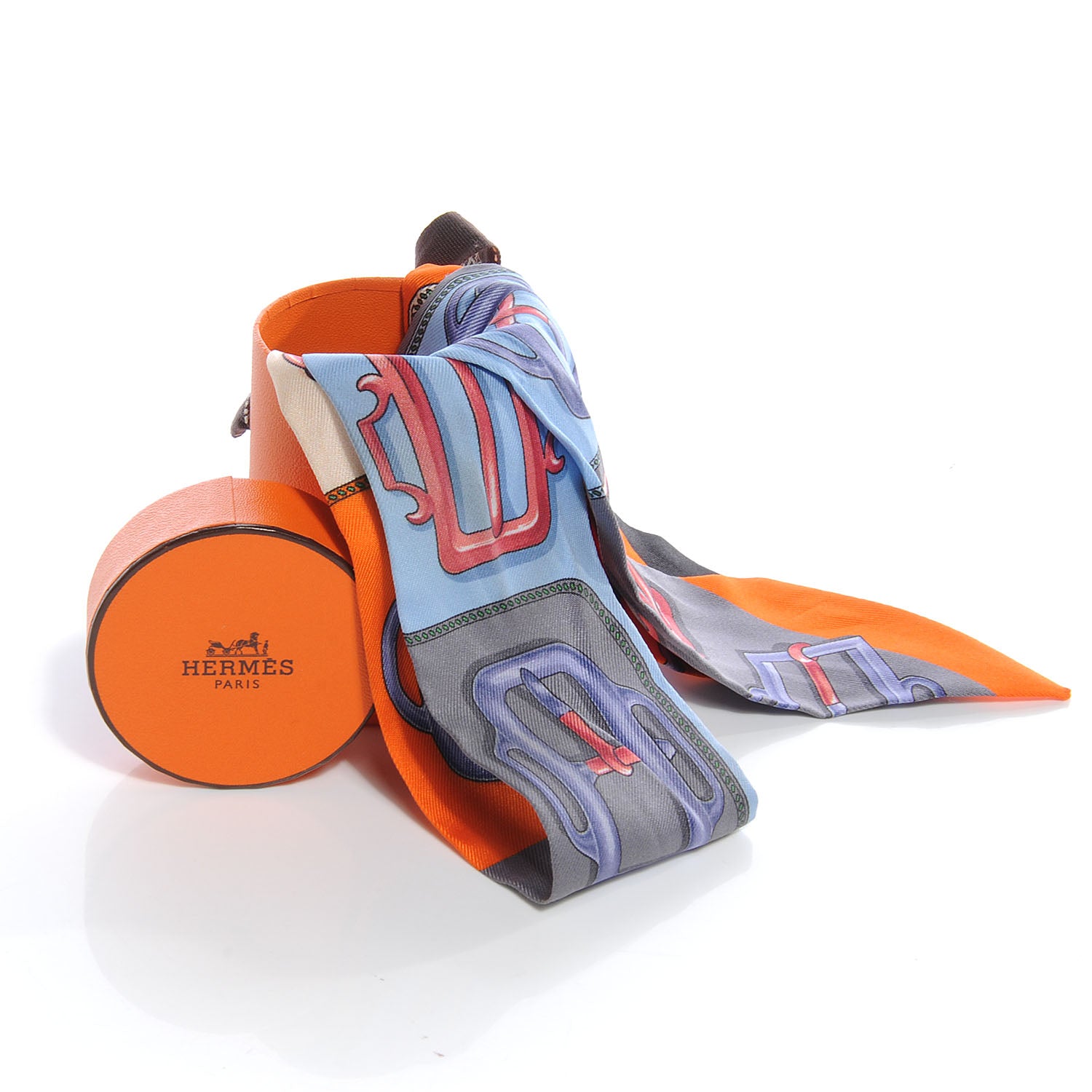 Hermes Silk Bouclerie D Attelage Twilly 5 of 5