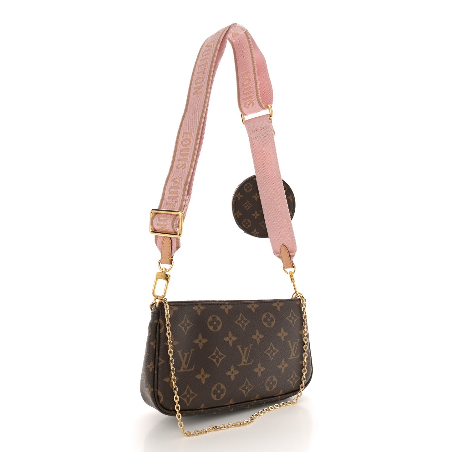 Monogram Multi Pochette Accessories Rose Clair