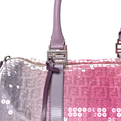 Fendi Sequin Zucchino Boston Pink 9 of 15