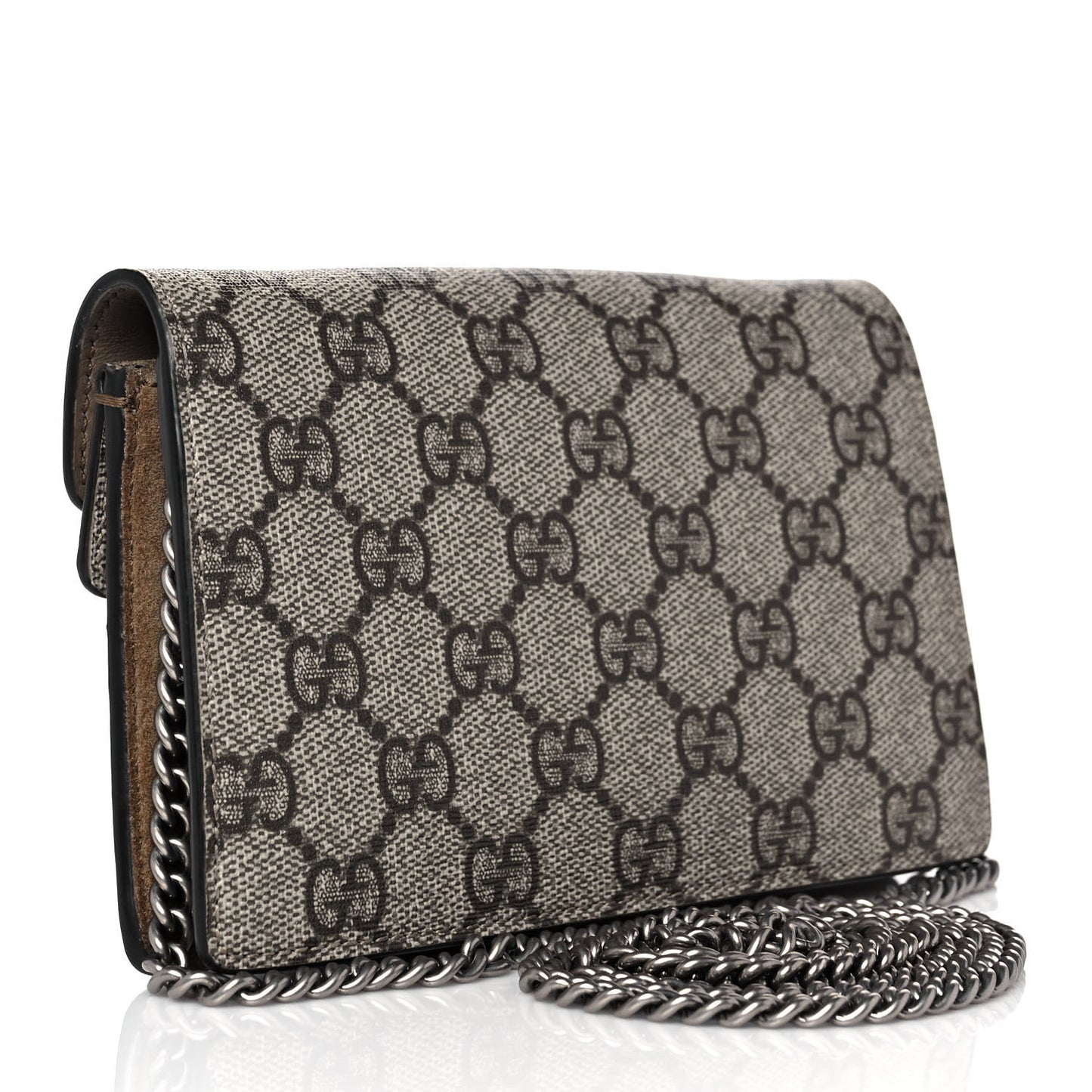 GG Supreme Monogram Super Mini Dionysus Shoulder Bag Taupe