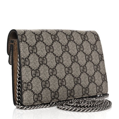 Gucci GG Supreme Monogram Super Mini Dionysus Shoulder Bag Taupe 3 of 10