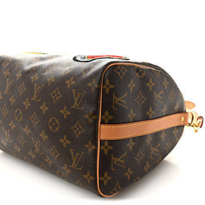 Louis Vuitton Monogram Patches Speedy Bandouliere 30 10 of 11