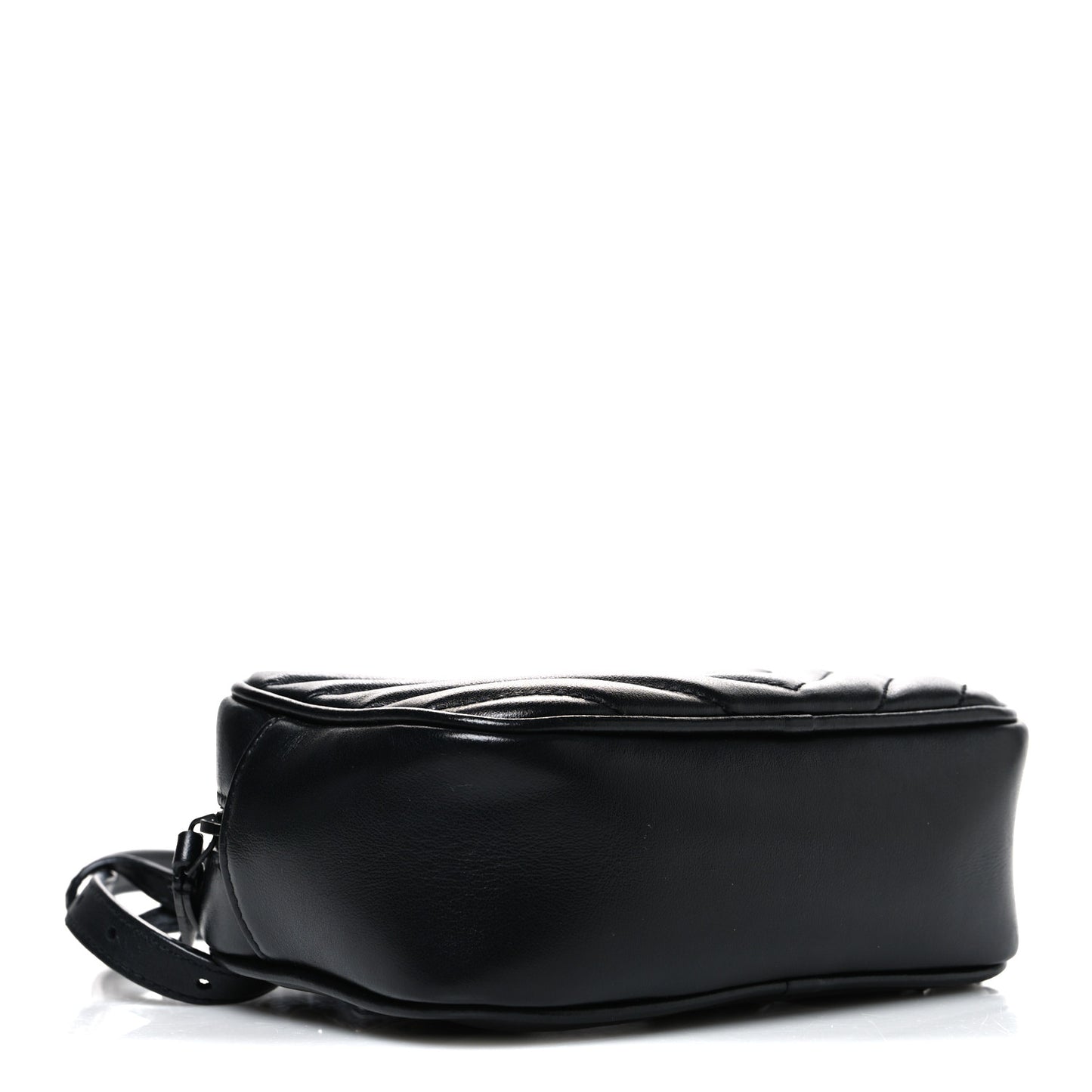 Calfskin Matelasse Monogram Lou Belt Bag Black