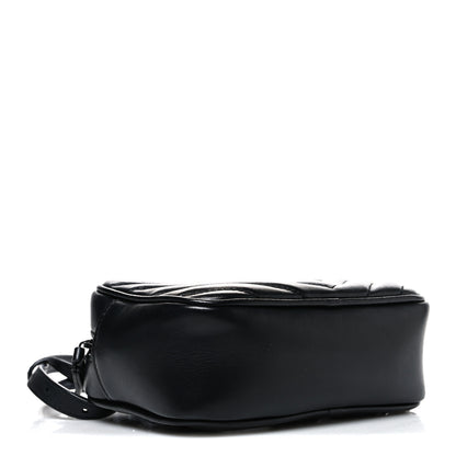 Saint Laurent Calfskin Matelasse Monogram Lou Belt Bag Black 3 of 9