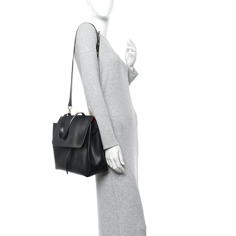 Calfskin Lady Bag Black Flamma