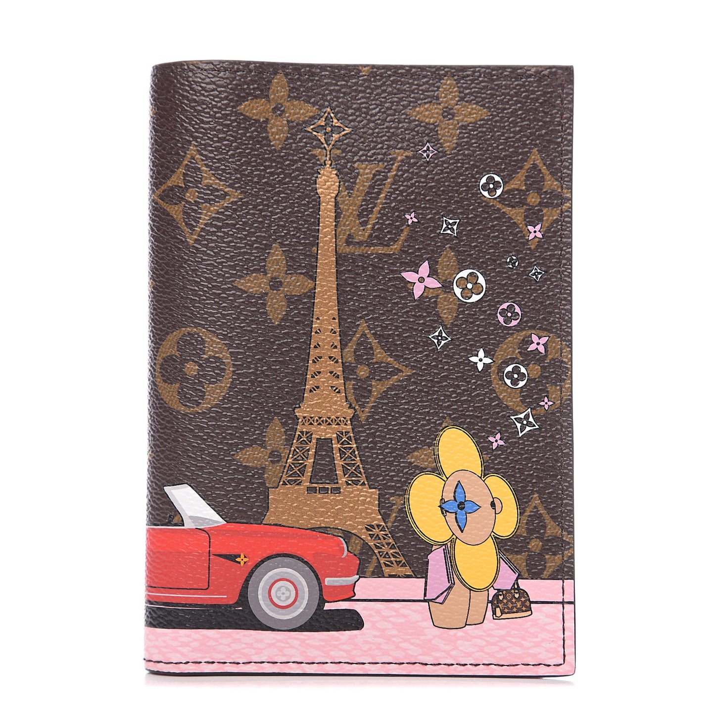 Monogram 2019 Christmas Animation Passport Cover Rouge