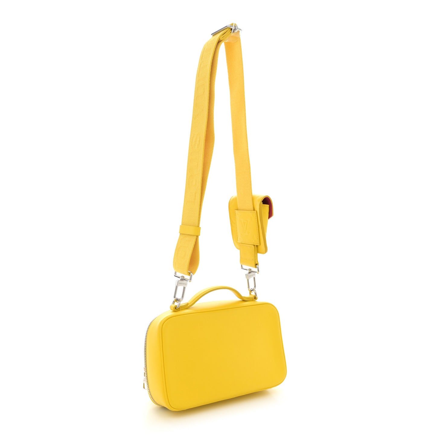 Calfskin Embossed Monogram Vuittamins Utility Crossbody Yellow