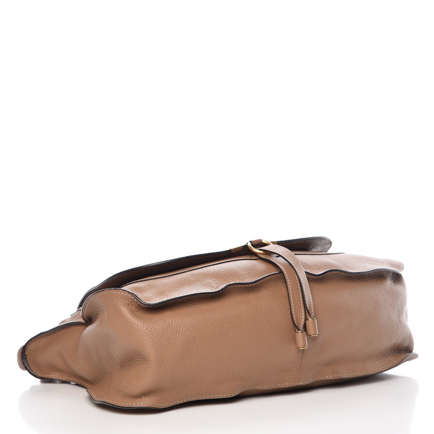 Calfskin Large Marcie Satchel Nut