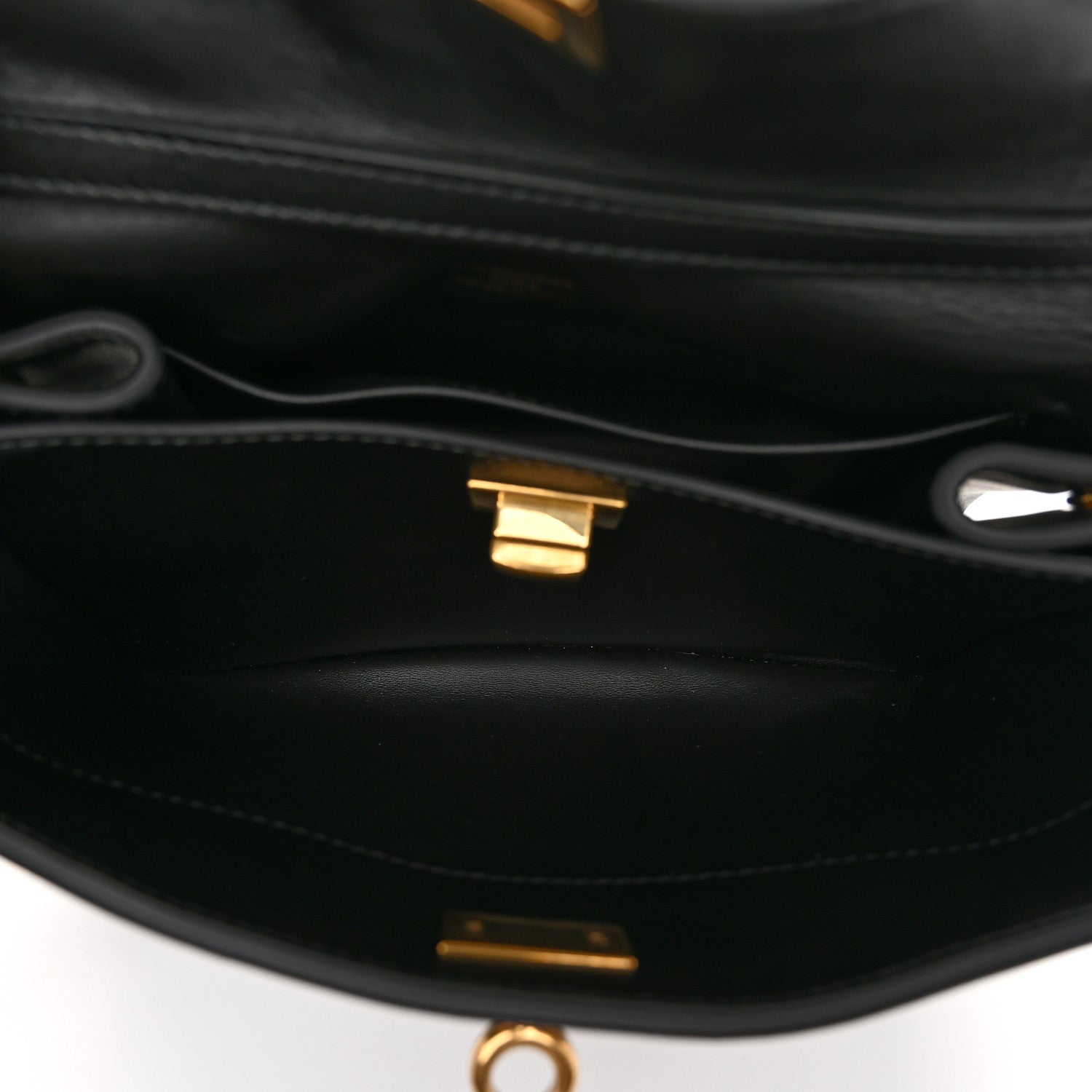 Balenciaga Natural Smooth Calfskin Mini Rodeo Top Handle Handbag Black 5 of 9