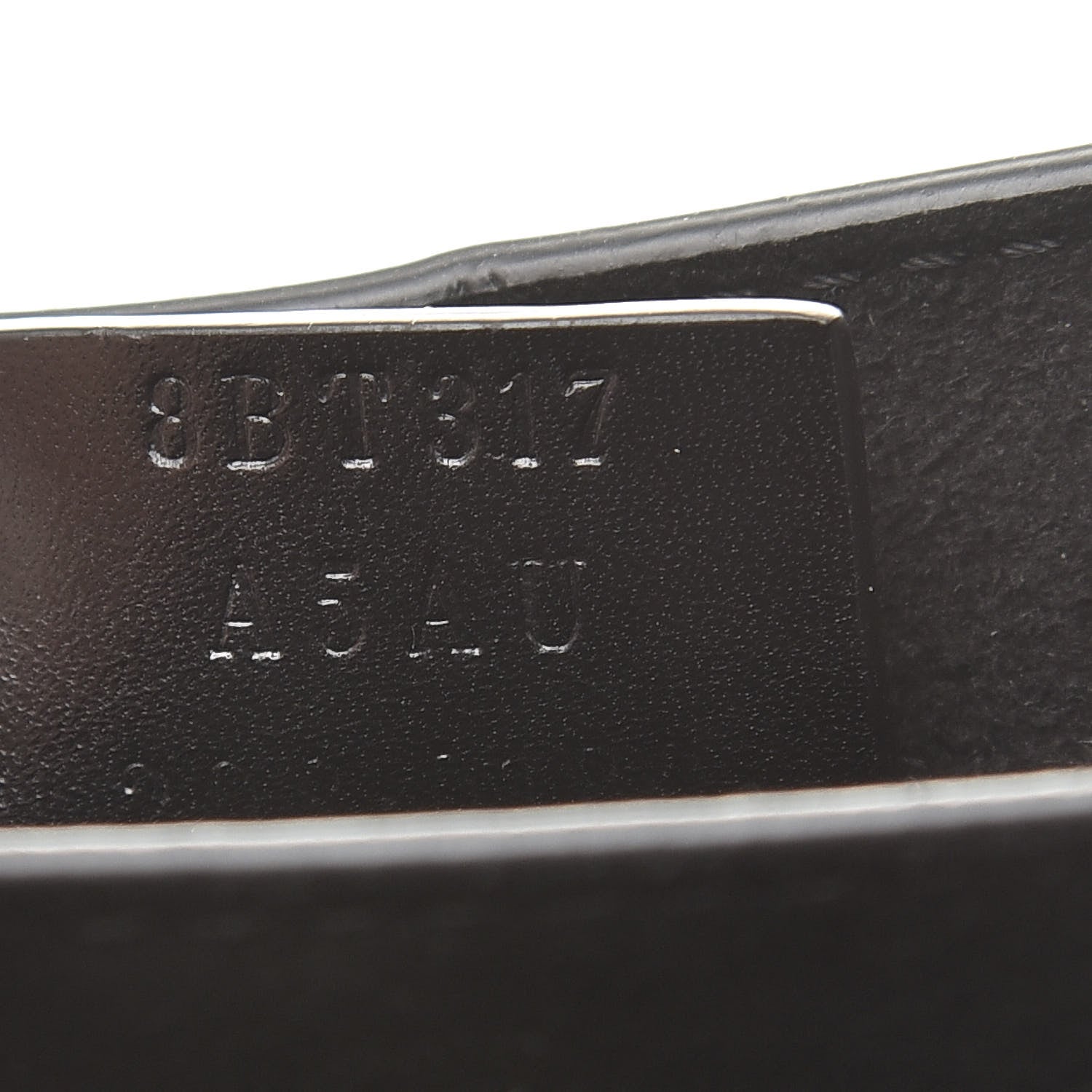 Fendi Vitello Vernice Mou Karligraphy Crossbody Bag Black 7 of 13