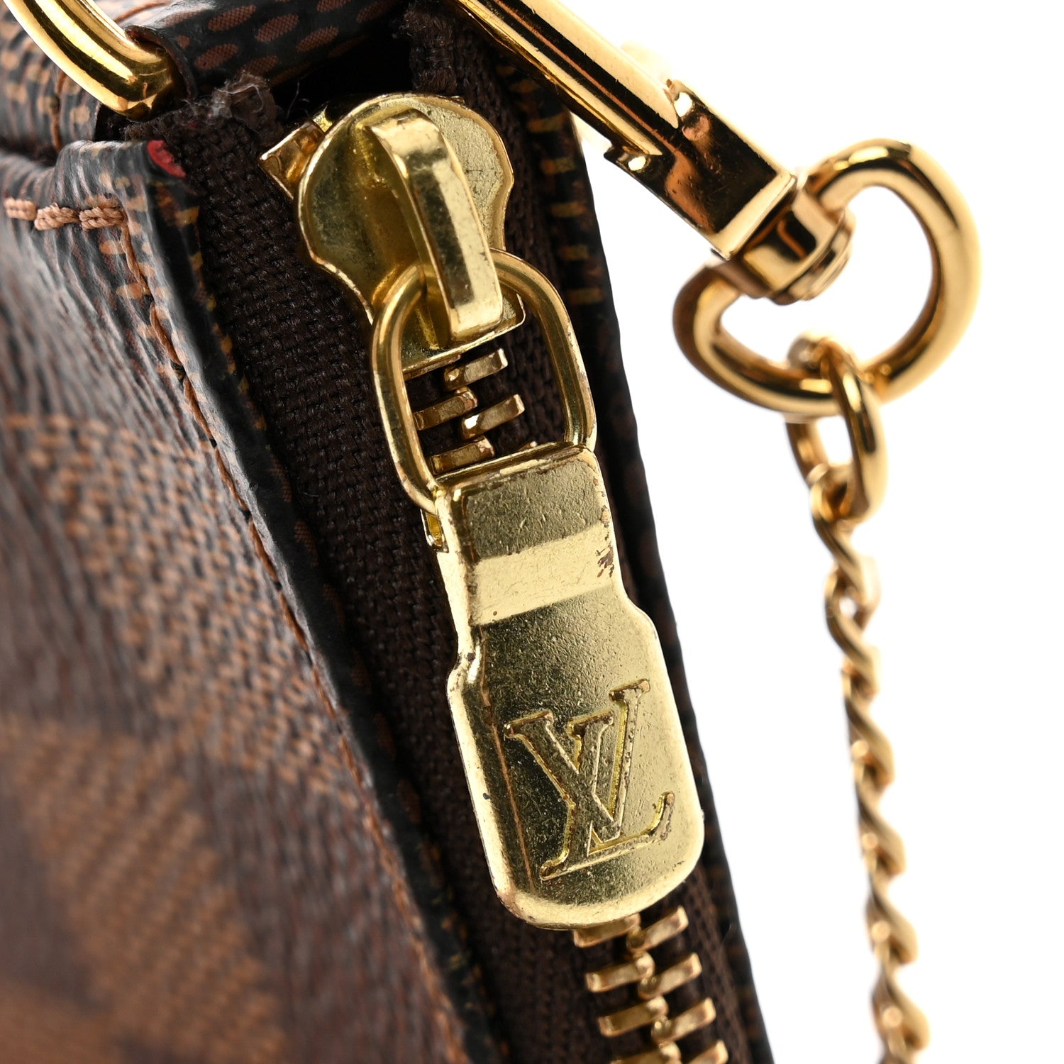 Louis Vuitton Damier Ebene Mini Pochette Accessories 11 of 12