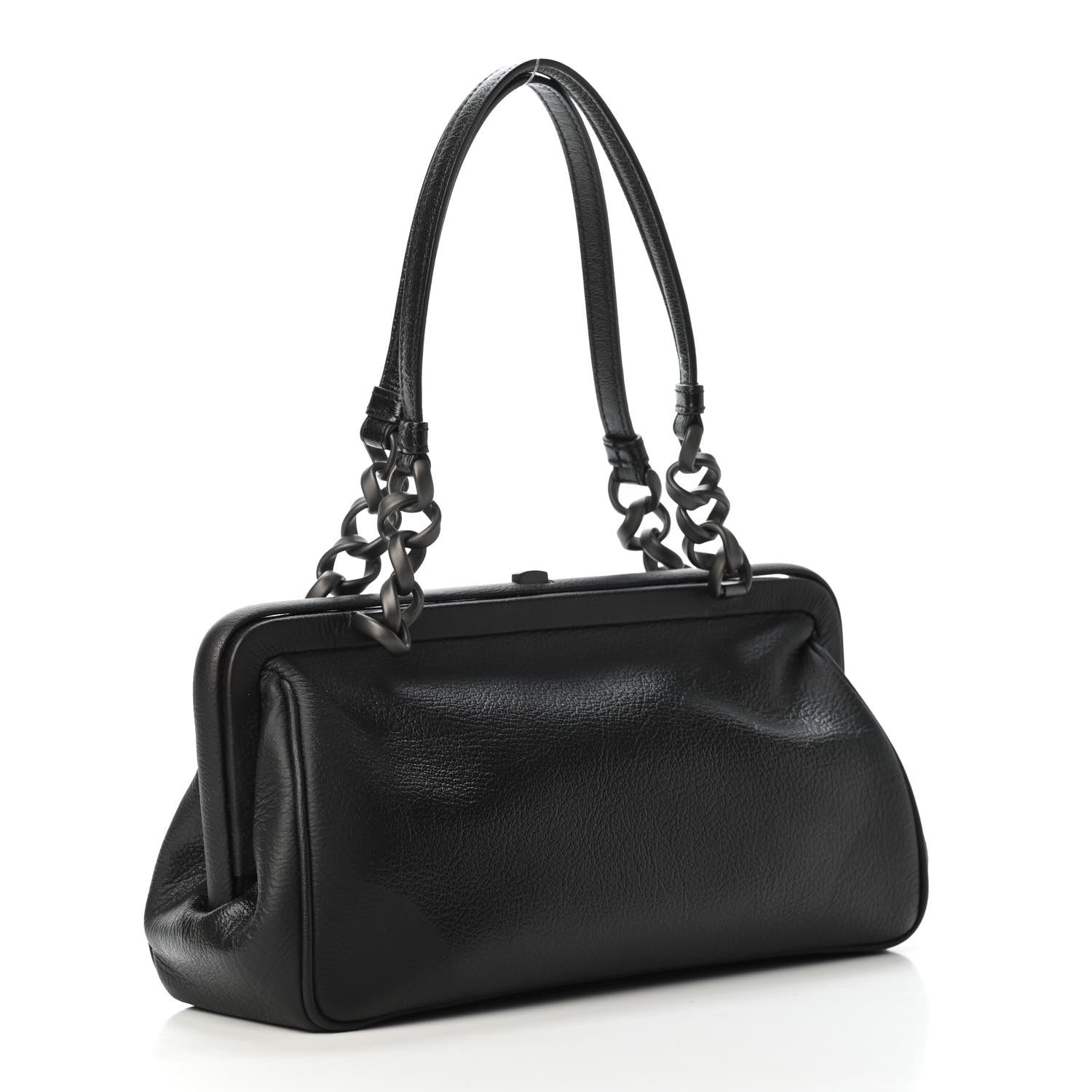 Bottega Veneta Calfskin Shoulder Bag Black 2 of 4
