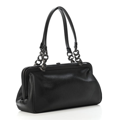 Bottega Veneta Calfskin Shoulder Bag Black 2 of 4