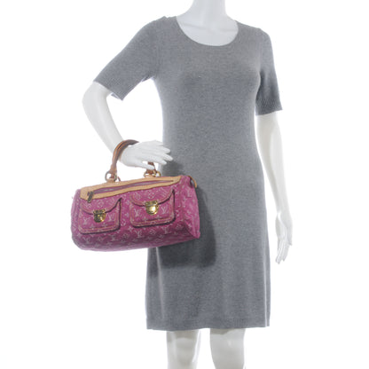 Louis Vuitton Monogram Denim Neo Speedy Fuchsia 2 of 8
