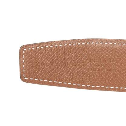 Hermes Box Epsom 32mm H Belt 80 32 Black Gold 4 of 8