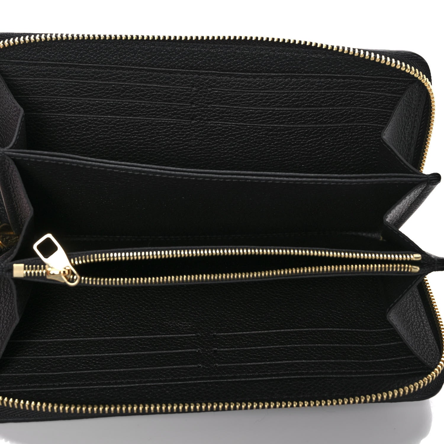 Louis Vuitton Empreinte Zippy Wallet Black 6 of 10