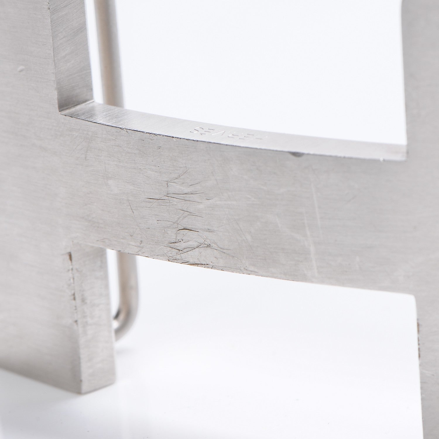 Hermes Brushed Palladium 42mm Constance 2 Belt Buckle 8 of 8