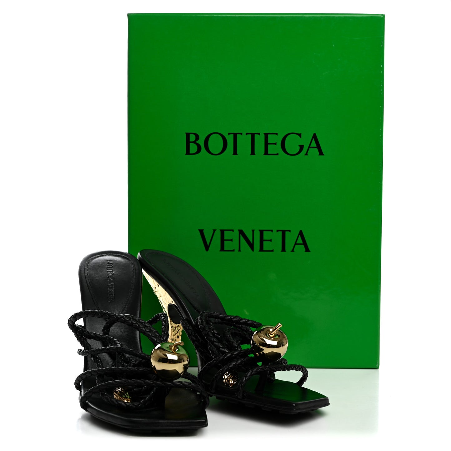 Nappa Adam Sandals 40 Black