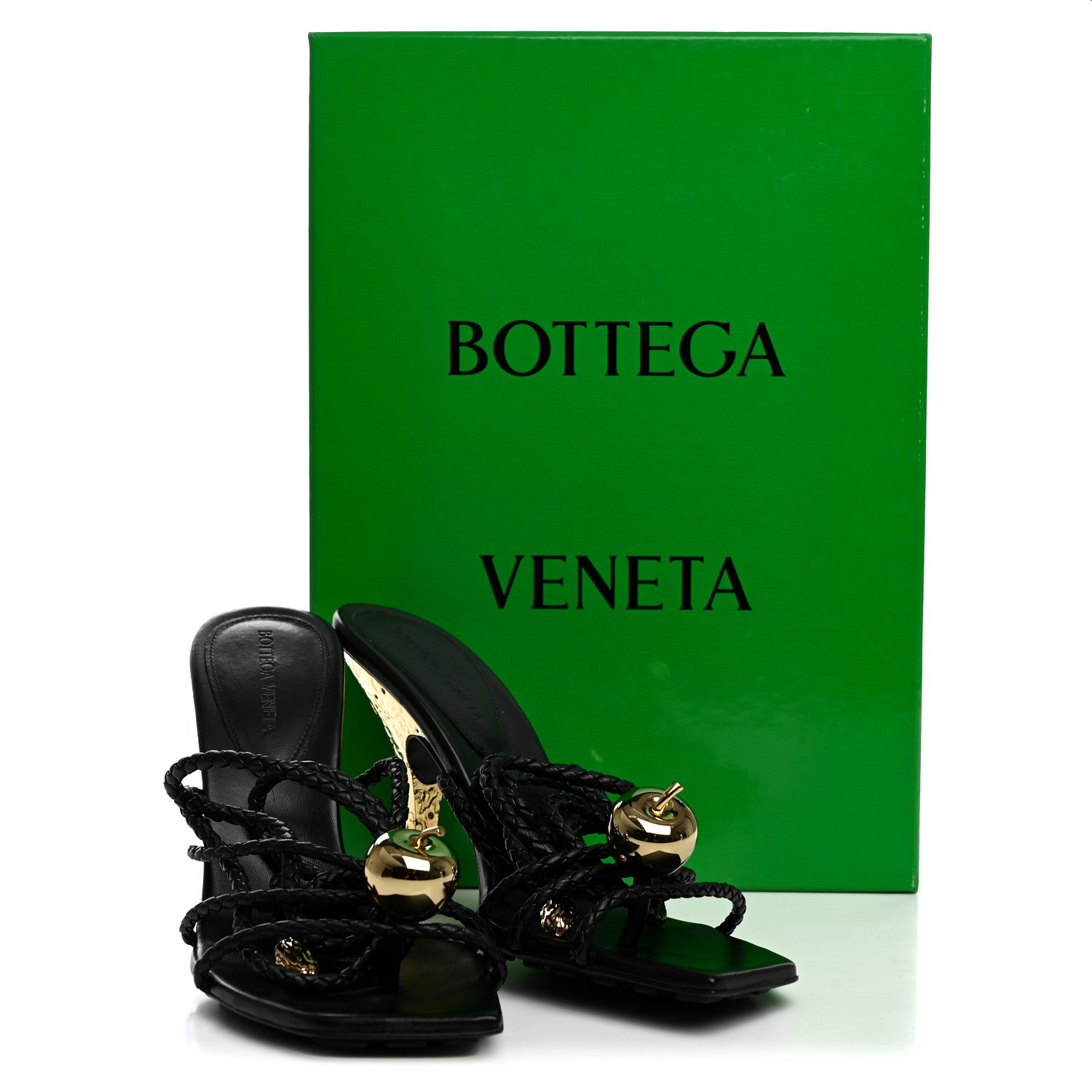Bottega Veneta Nappa Adam Sandals 40 Black 9 of 9