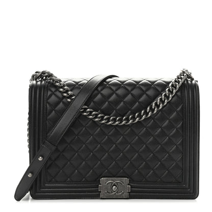 Chanel Caviar Quilted Large Boy Flap Black 1 of 10