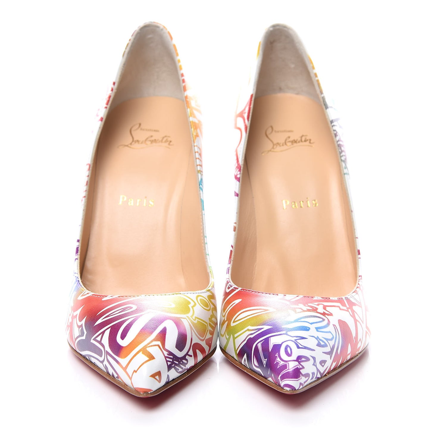 Calfskin Wallgraf Pigalle Follies 100 Pumps 39.5 Multicolor