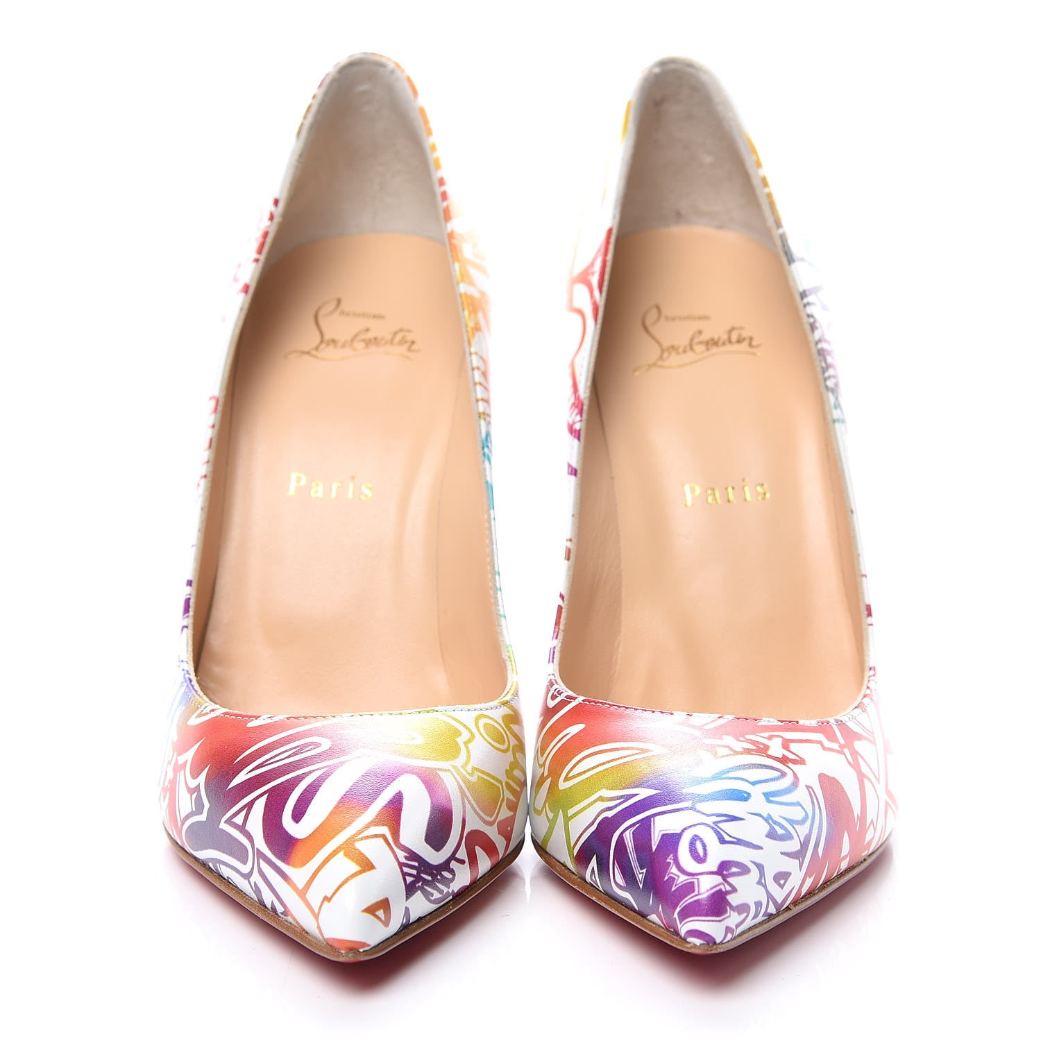 Christian Louboutin Calfskin Wallgraf Pigalle Follies 100 Pumps 39.5 Multicolor 2 of 9