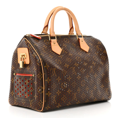 Louis Vuitton Monogram Perforated Speedy 30 Fuchsia 3 of 9