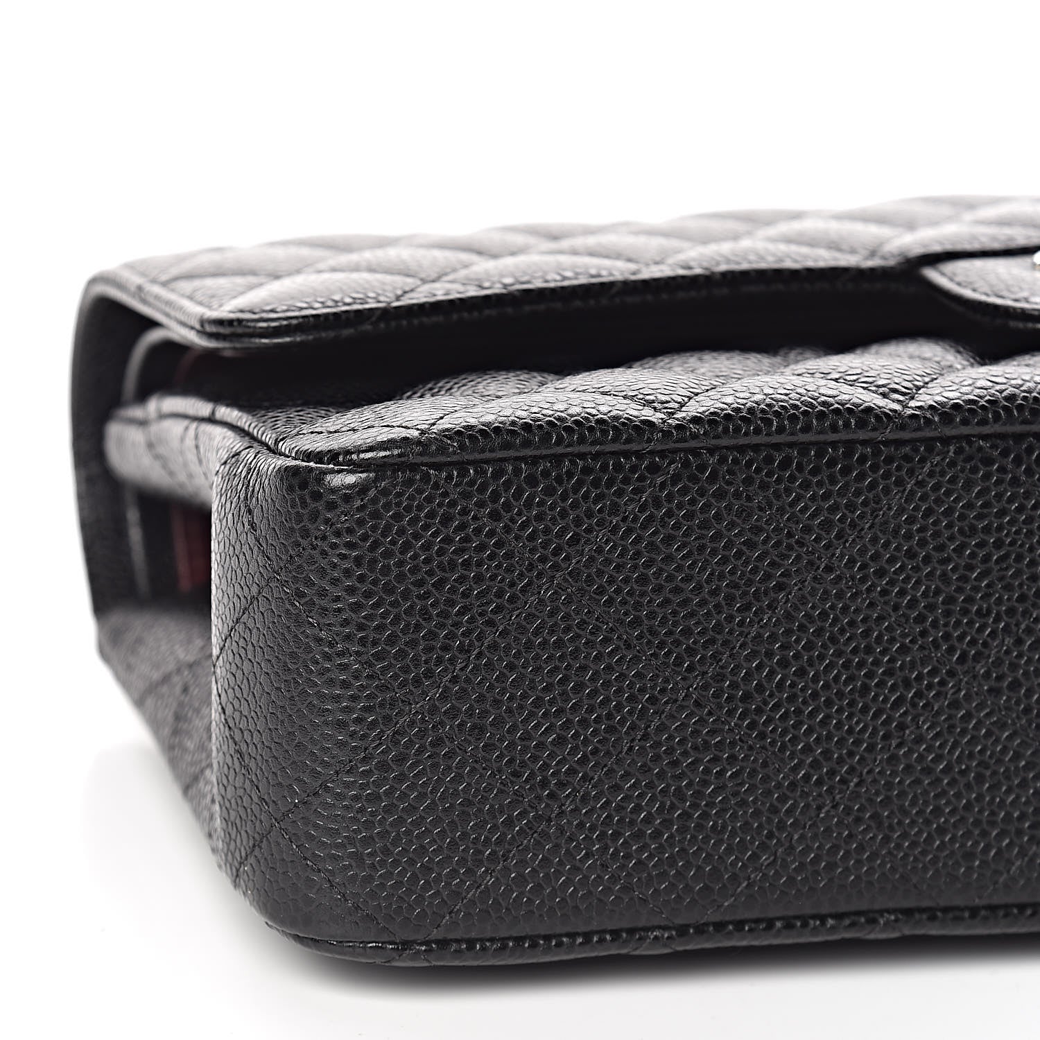 Chanel Caviar Quilted Medium Double Flap Black 8 of 10