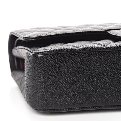 Chanel Caviar Quilted Medium Double Flap Black 8 of 10