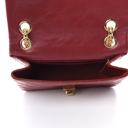 Chanel Aged Calfskin Quilted 2.55 Reissue Mini Flap Red 5 of 11