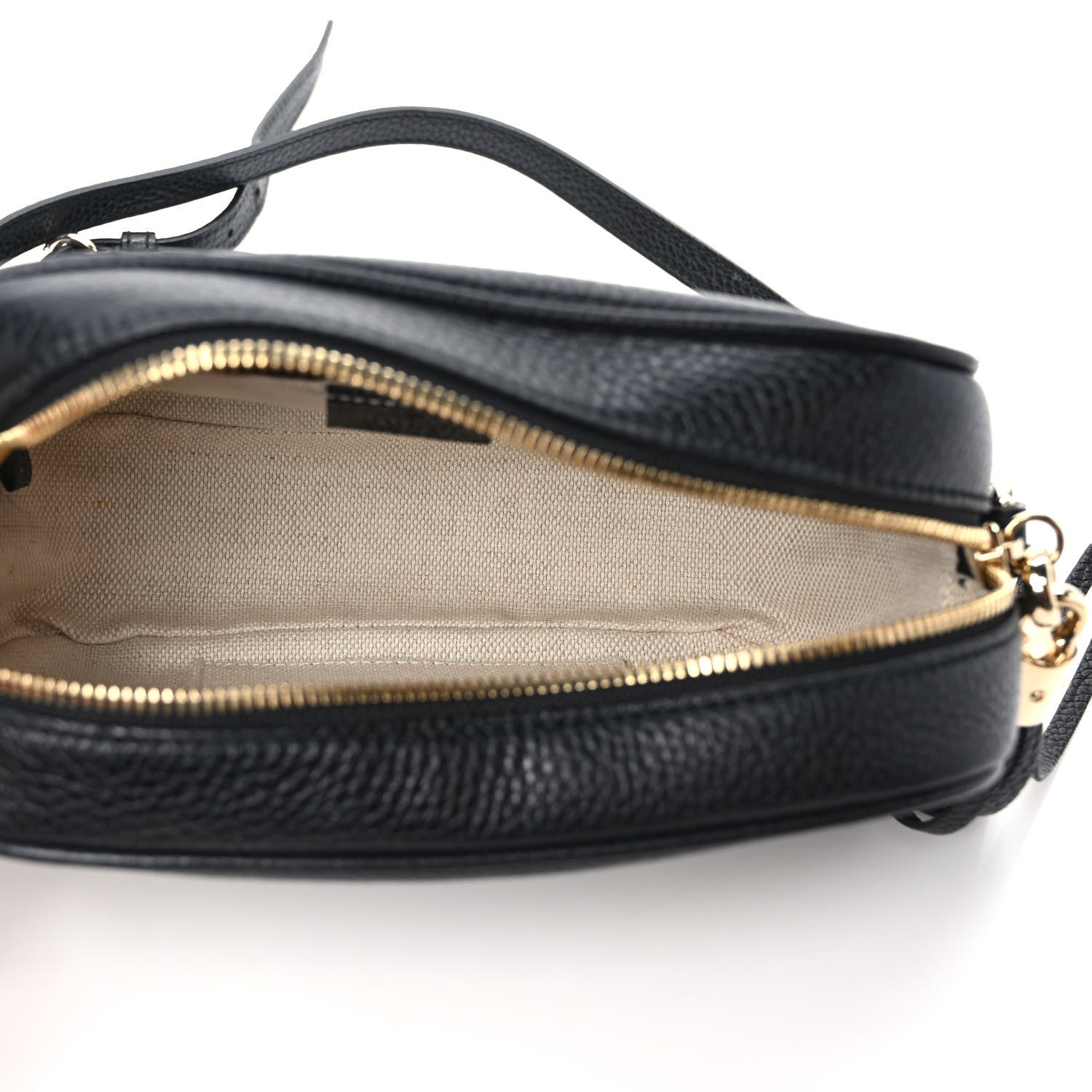 Gucci Pebbled Calfskin Small Soho Disco Bag Black 5 of 9