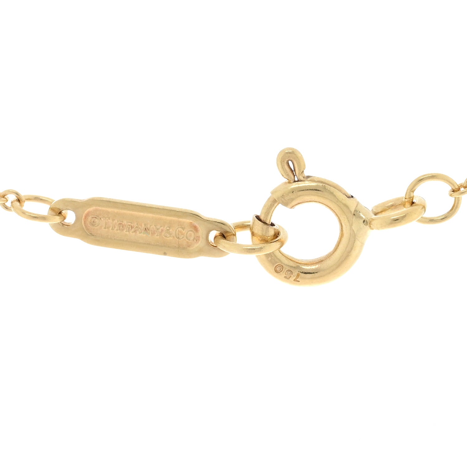 Tiffany 18K Yellow Gold Chain Necklace 16" 4 of 5
