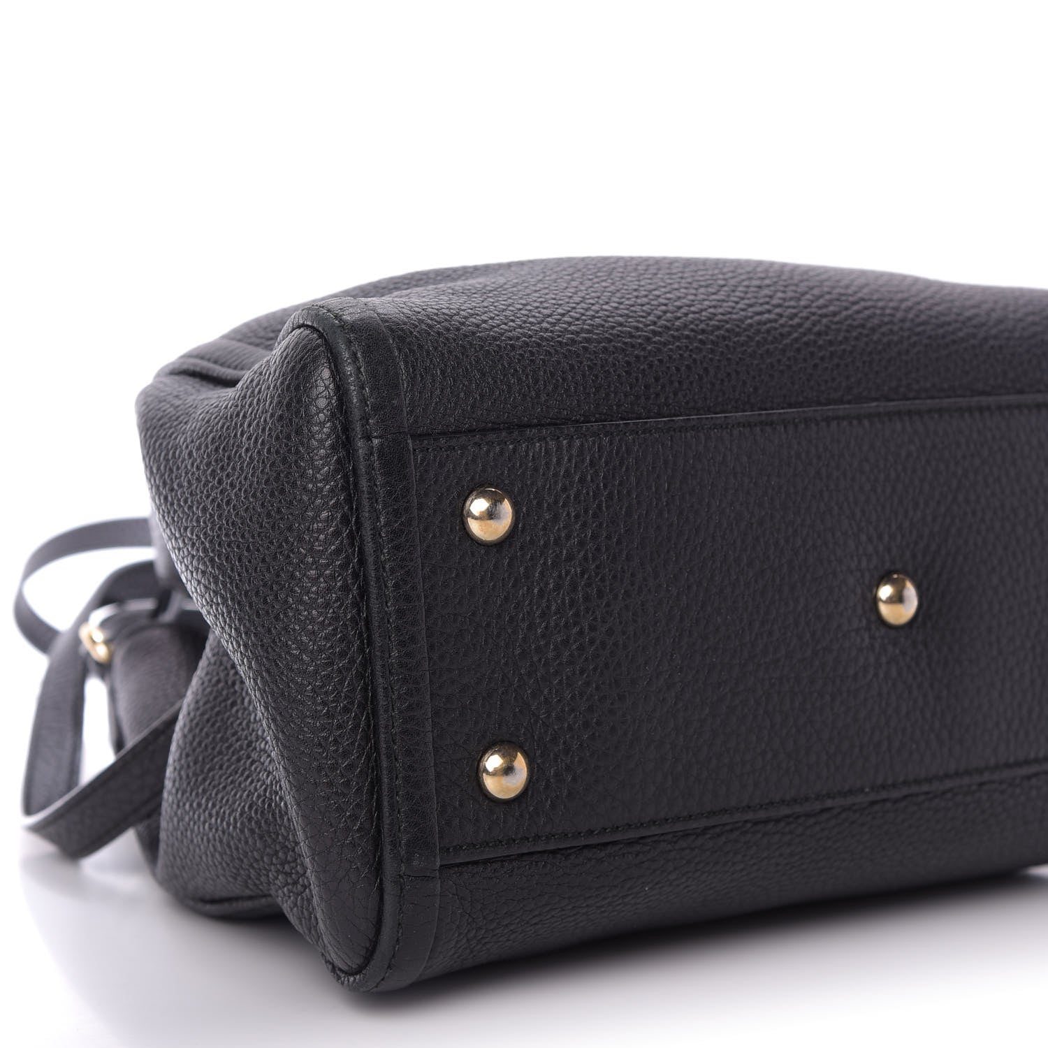 Gucci Pebbled Calfskin Small Soho Shoulder Bag Black 6 of 9