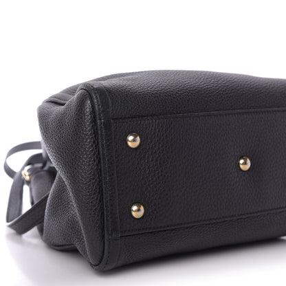 Gucci Pebbled Calfskin Small Soho Shoulder Bag Black 6 of 9