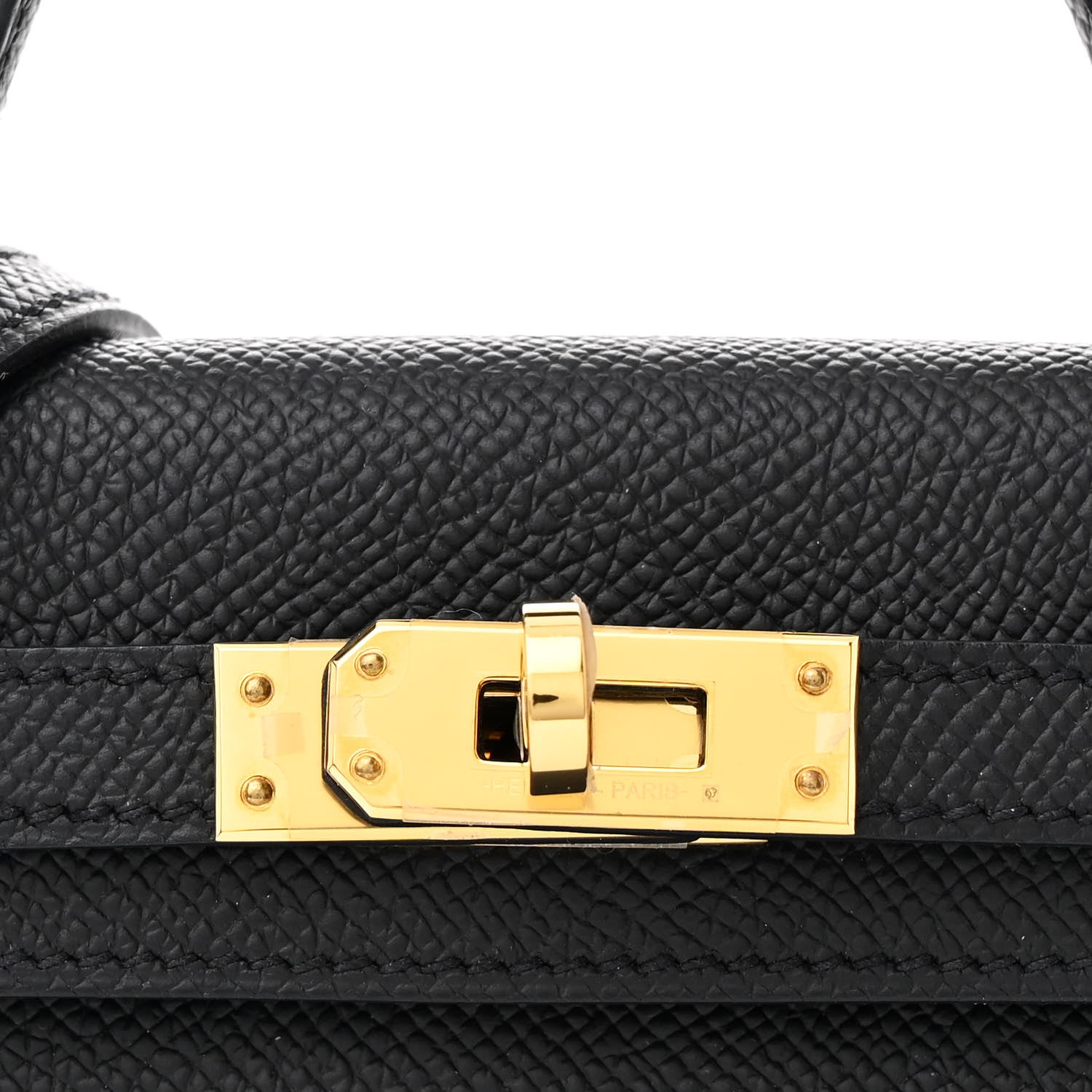 Hermes Epsom Mini Kelly Sellier 20 Black 8 of 12