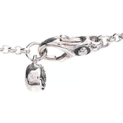John Hardy Sterling Silver Black Sapphire Spinel Bamboo Overlapping Branch Pendant Necklace 4 of 5