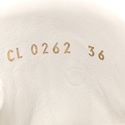 Louis Vuitton Calfskin Monogram Run Away Sneakers 36 White 9 of 10