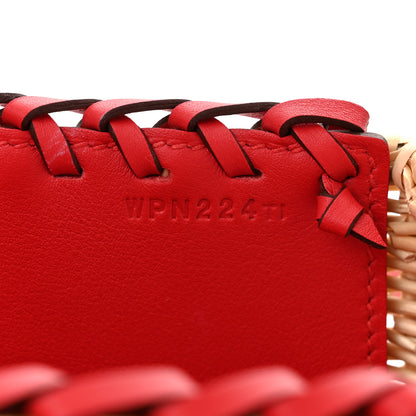 Hermes Wicker Swift Picnic Mini Kelly 20 Naturel Rouge De Coeur 7 of 11