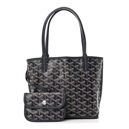 Goyard Goyardine Reversible Mini Anjou Navy 4 of 17