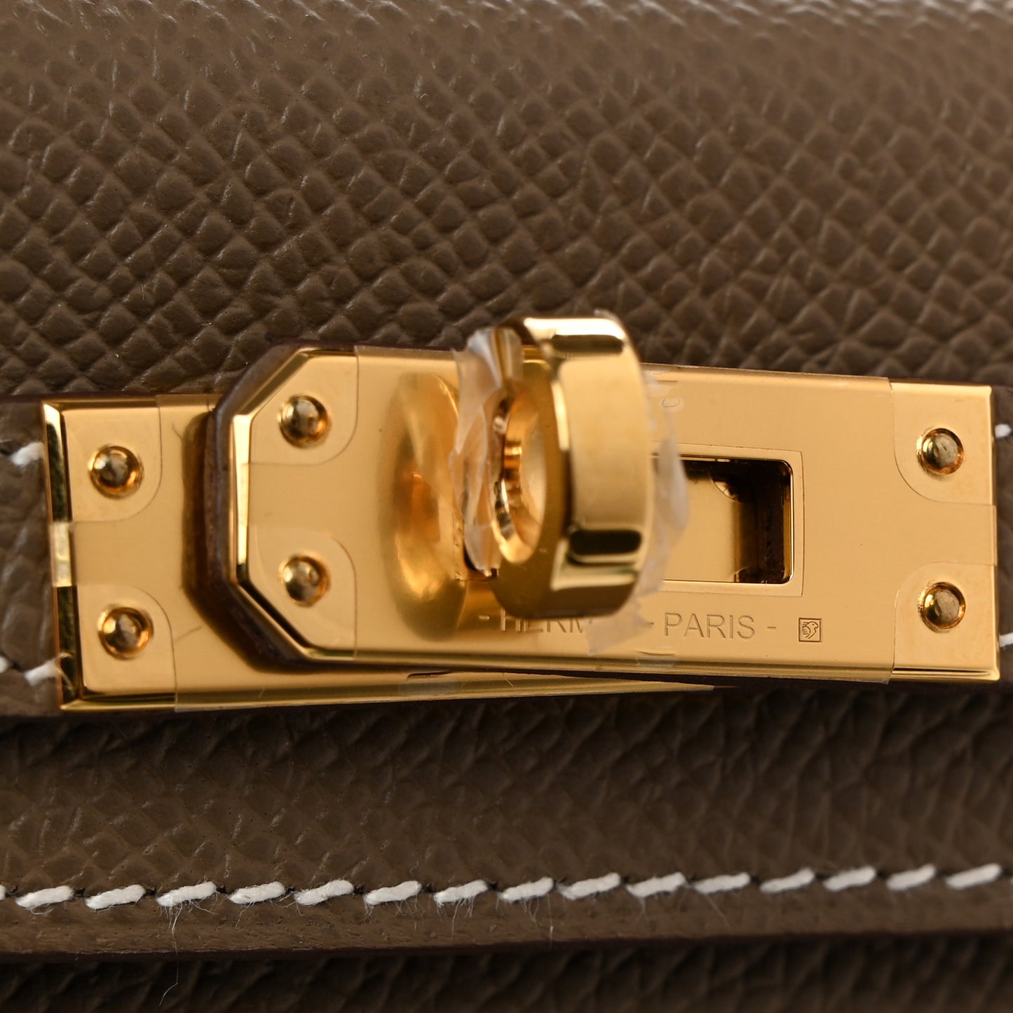 Epsom Mini Kelly Sellier 20 Etoupe