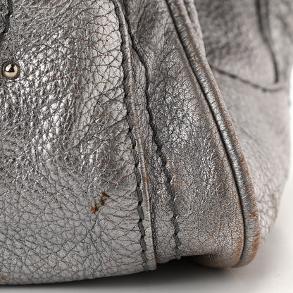 Chloe Metallic Calfskin Medium Paddington Satchel Silver 11 of 18