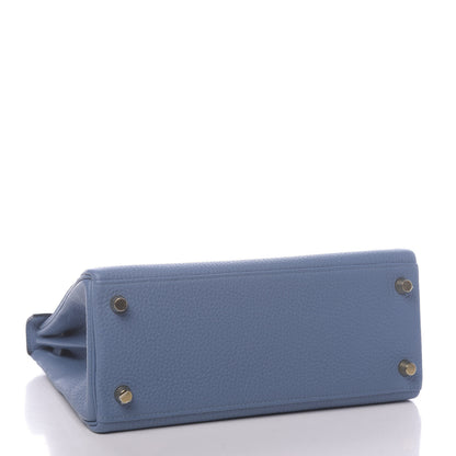 Hermes Togo Kelly Retourne 25 Azur 5 of 41