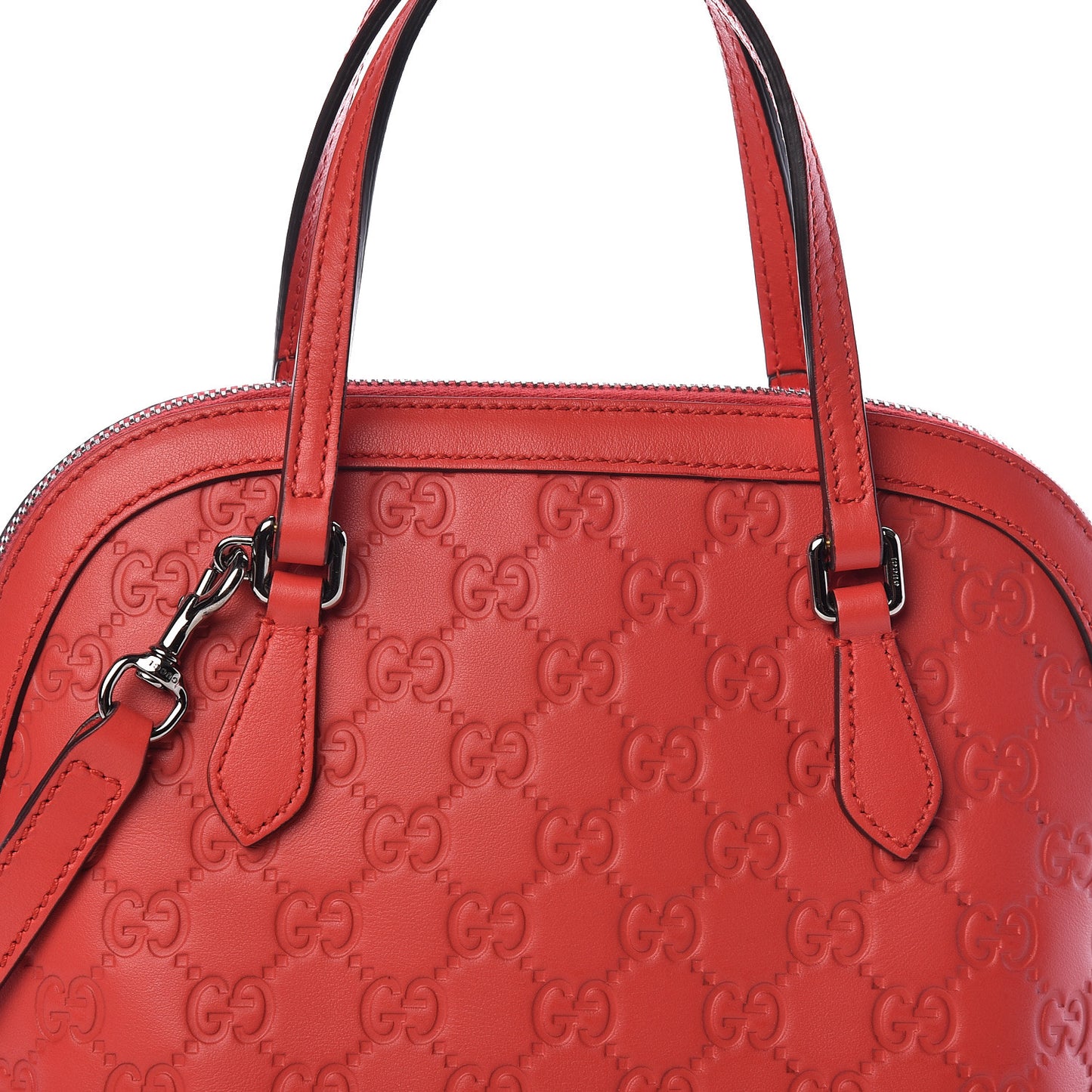 Guccissima Mini Dome Bag Red