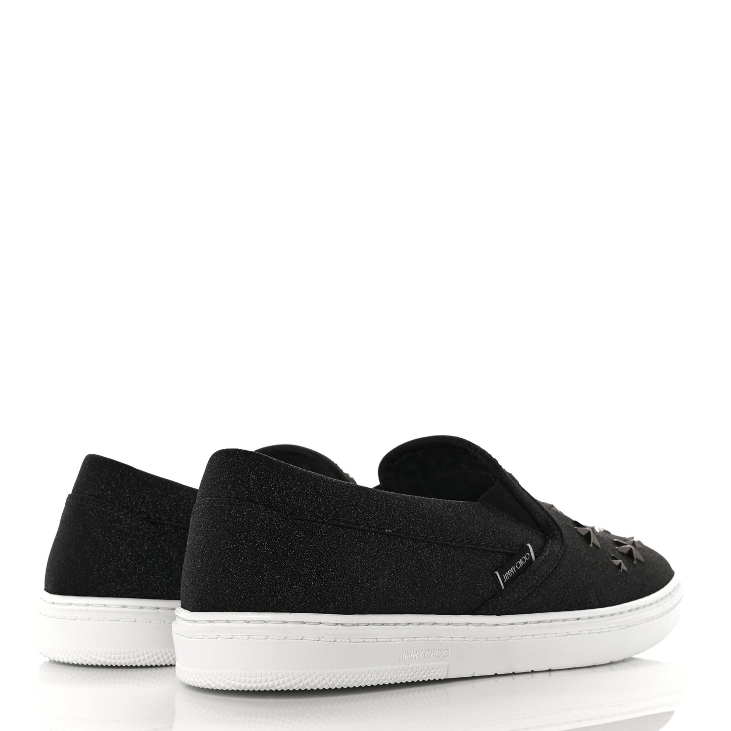 Fine Glitter Suede Mens Grove Sneakers 41 Black