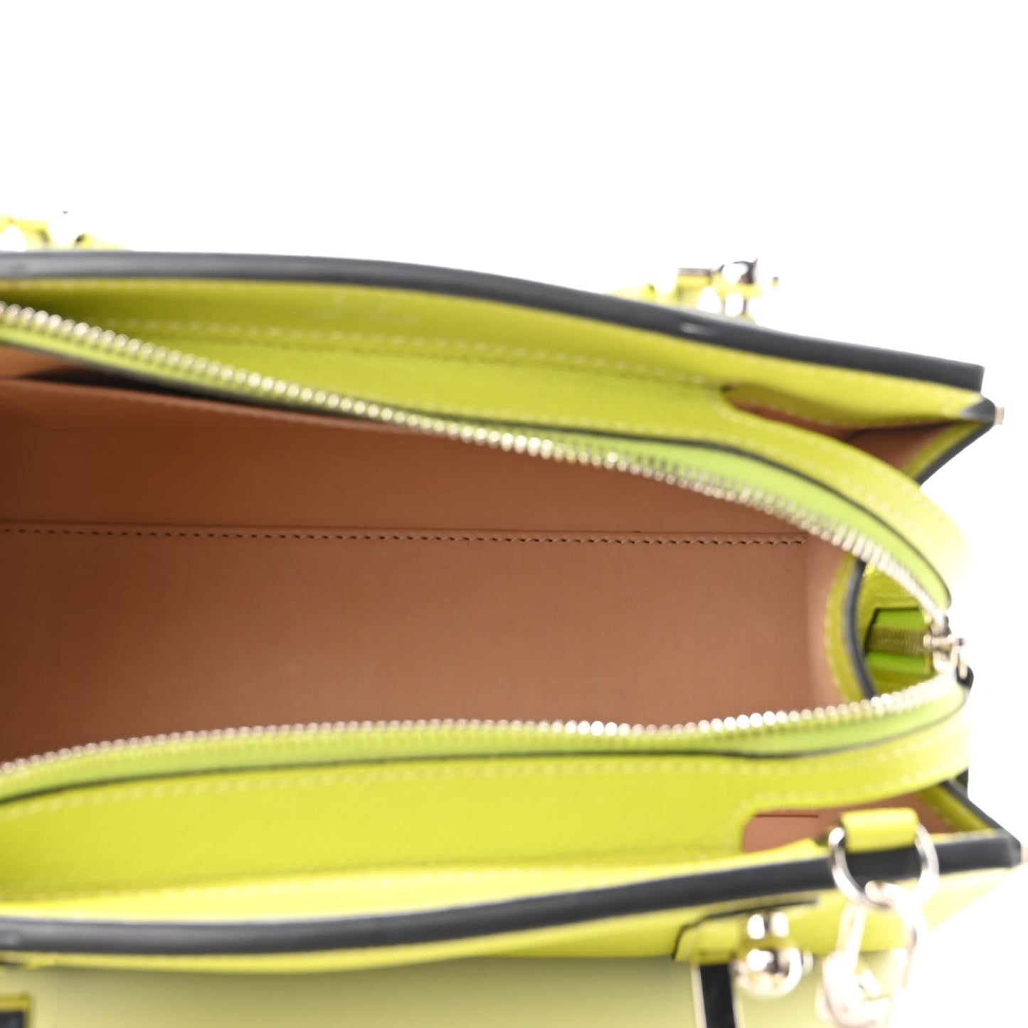 Carat Calfskin Ballerine PM Tote Anis