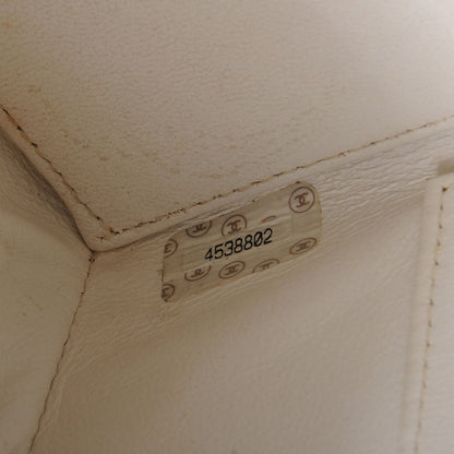 Chanel Caviar Quilted Grand Shopping Tote GST White 10 of 13