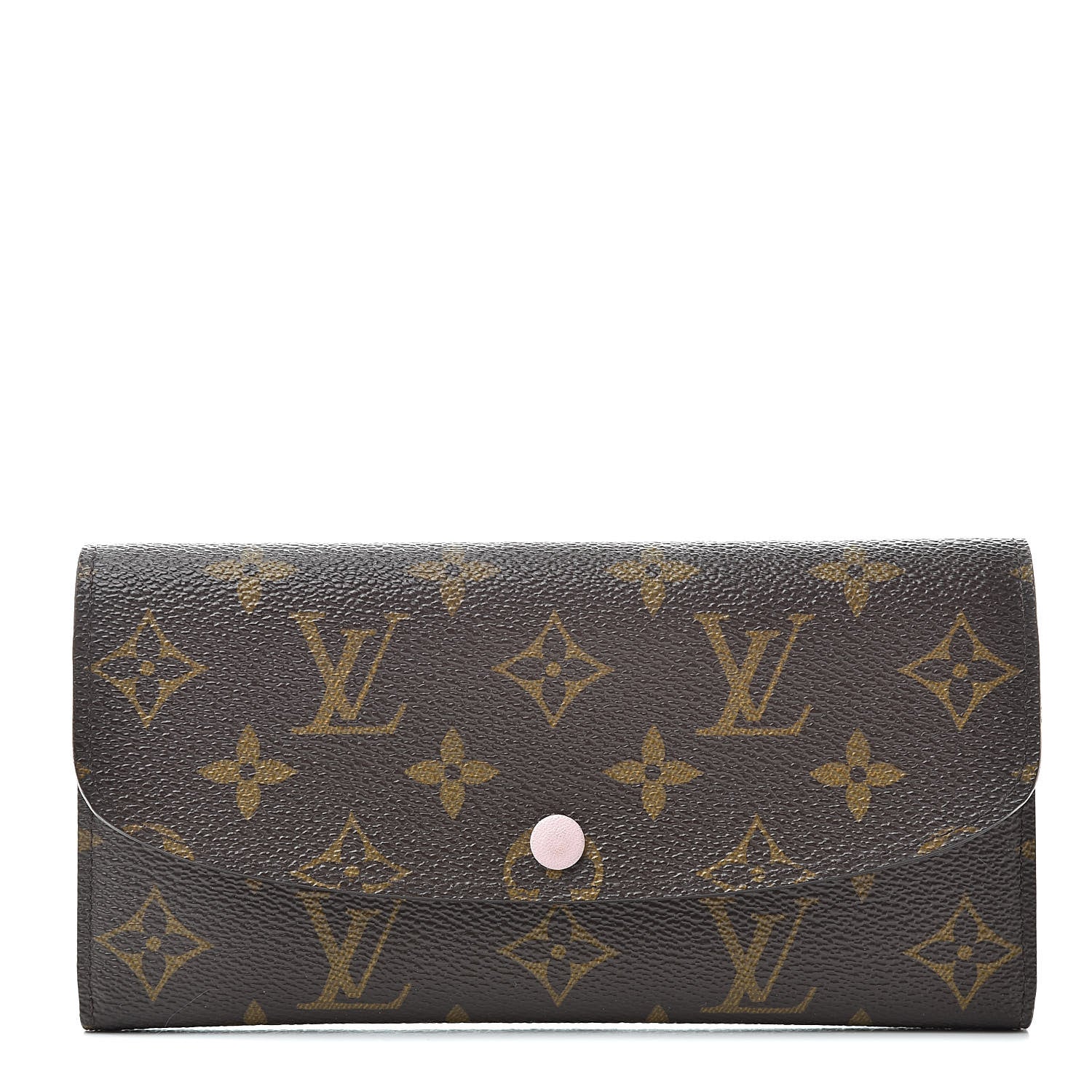 Louis Vuitton Monogram Emilie Wallet Rose Ballerine 1 of 13